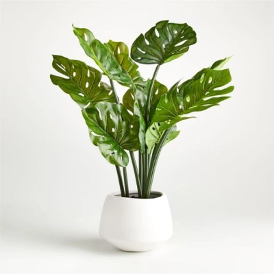 Faux Potted Monstera Indoor Plant